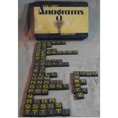 Eye Rest Anagrams for All Word Games Embossing Co #3015 90 Tiles DMG