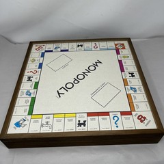MONOPOLY and Clue Deluxe Vintage 2 in 1 Wood Game Collection Set Complete