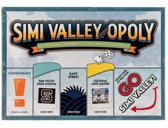 Simi Valley-Opoly Late for the Sky Simi Valley Monopoly Barley Used