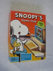 Vtg Accolade Software Snoopy’s Game Club for IBM PC, Disk/Book, 3-8 Years, 1992