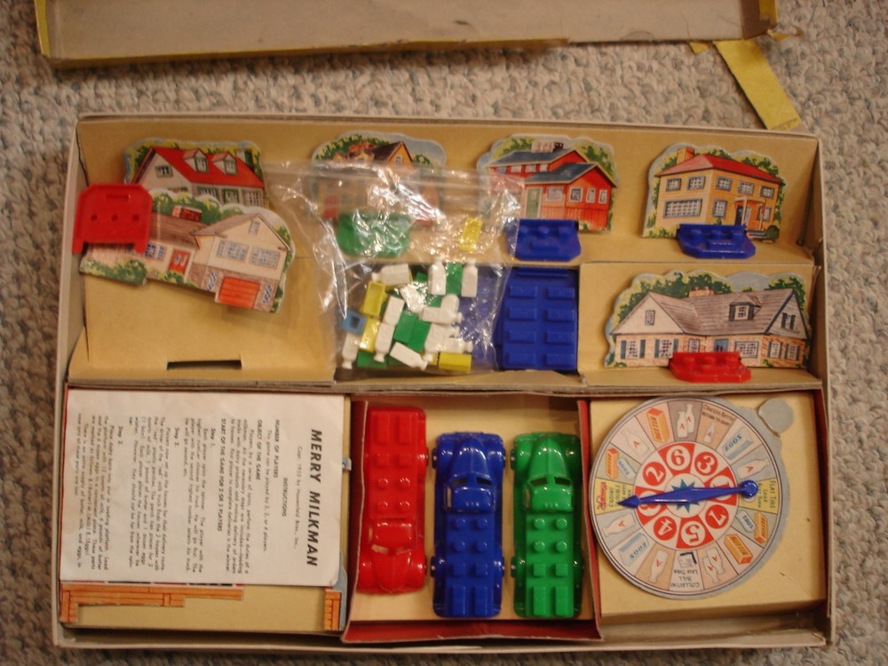 Merry Milkman Exciting Game & Toy 2610 Hasbro 1955 complete