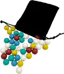 Deluxe Bingo Game Set,Bingo Set Includes Metal Cage,600 Mixed Color Plastic Chip