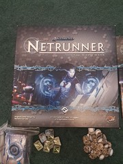 Fantasy Flight Games Netrunner Card Game Complete Used Condition