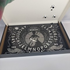 Wednesday Addams Glow in the Dark Ouija Board – Complete – Light Box Damage