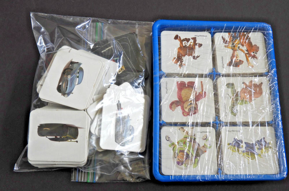 Toy Story 3 & Cars 2 Disney Pixar Memory Games Hasbro Almost Complete Cards Only