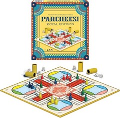 Parcheesi Royal Edition Board Dice Game – Family Game Night Kids 8+ & Adults