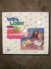 Milton Bradley Win, Lose or Draw Junior Game 8-11 Years 3+ Players