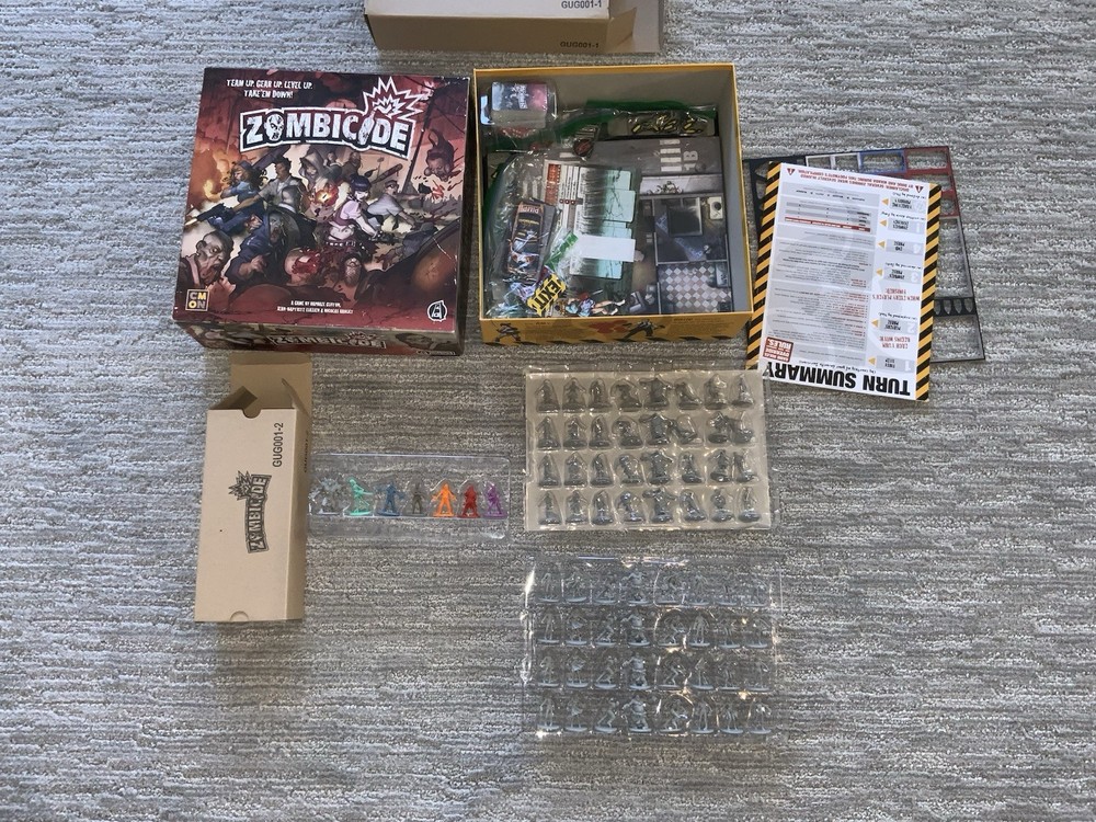 ZOMBICIDE Base Set 1st Edition Board Game 2014 – Complete Excellent Condition
