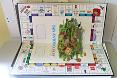 Vintage 1989 San Antonioopoly Board Game San Antonio TX Cityopoly Property