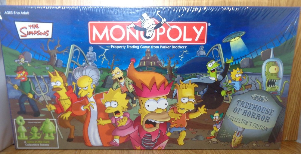Hasbro Monopoly 2005 Simpsons Treehouse of Horror Collector’s Edition NEW Sealed