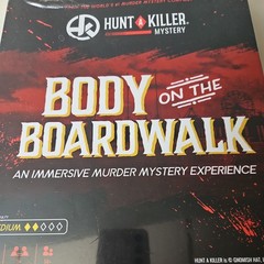Hunt a Killer Body on the Boardwalk Immersive Murder Mystery Game New Sealed