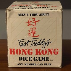 Jax Dice Game Fast Freddy’s Hong Kong 1983 in Original Box Instructions Vintage