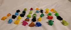 Lot 36 Gogo’s Crazy Bones Various Colors & Series – Satori – Translucent, Used
