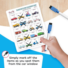 Car Bingo – Road Trip Essentials: Car Activities and Games for Kids Ages 4-8