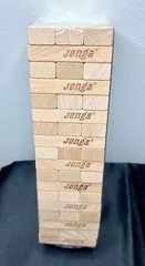 Vtg 1995 Jenga Classic Block Stacking Game Hardwood Milton Bradley 8+ USA Sealed