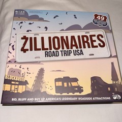 Big Potato Games Zillionaires Road Trip USA Board Game Unisex OS New Sealed