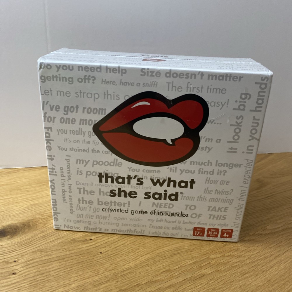 That’s What She Said – Base Game – Hilariously Twisted Party Game – Ages 17+
