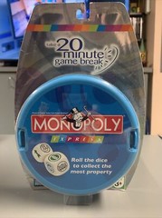 Hasbro Monopoly Express Play in 20 Minutes! New in Package! Travel Game