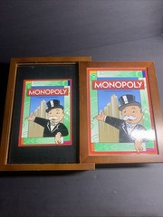 Monopoly Vintage Game Collection Edition Wooden Bookshelf Box ( Complete)