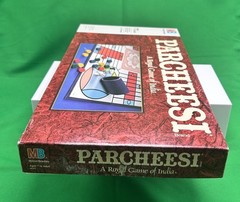 Vintage Parcheesi Board Game of India 1989 Milton Bradley Royal Complete