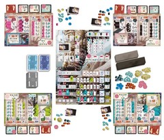 Falling Board Game Plus Kick Starter Promo Set NEW in Shrink by Capstone Games