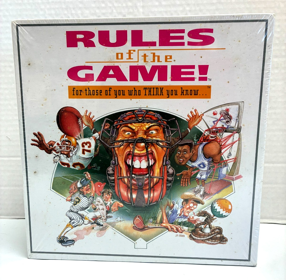 A3 Rules of the Game Sport Trivia Game NEW in Sealed Box Game Technologies 1995