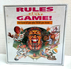 A3 Rules of the Game Sport Trivia Game NEW in Sealed Box Game Technologies 1995