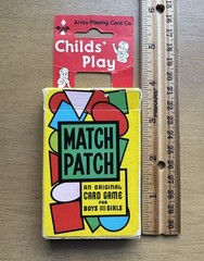 Vintage 1950s Arrco Playing Card Co. Match Patch Card Game *Missing Square Card