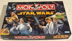 2005 Star Wars Monopoly Saga Edition in Great Condition 95% Complete