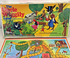 Vintage The Uncle Wiggly Board 1967 Pre-owned Classic Game