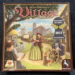 RARE Markus Brand Village Board Game Pegasus Spiele Complete English German 2012