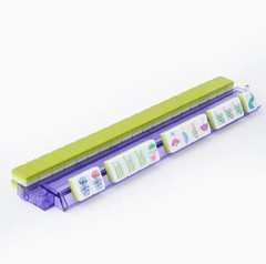 NEW! Vibrant Layered Mahjong Tiles – Full American Set 160Tiles – apple green