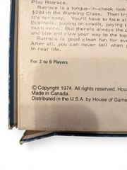Vintage 1974 RATRACE Board Game Waddingtons House of Games Canada 100% complete