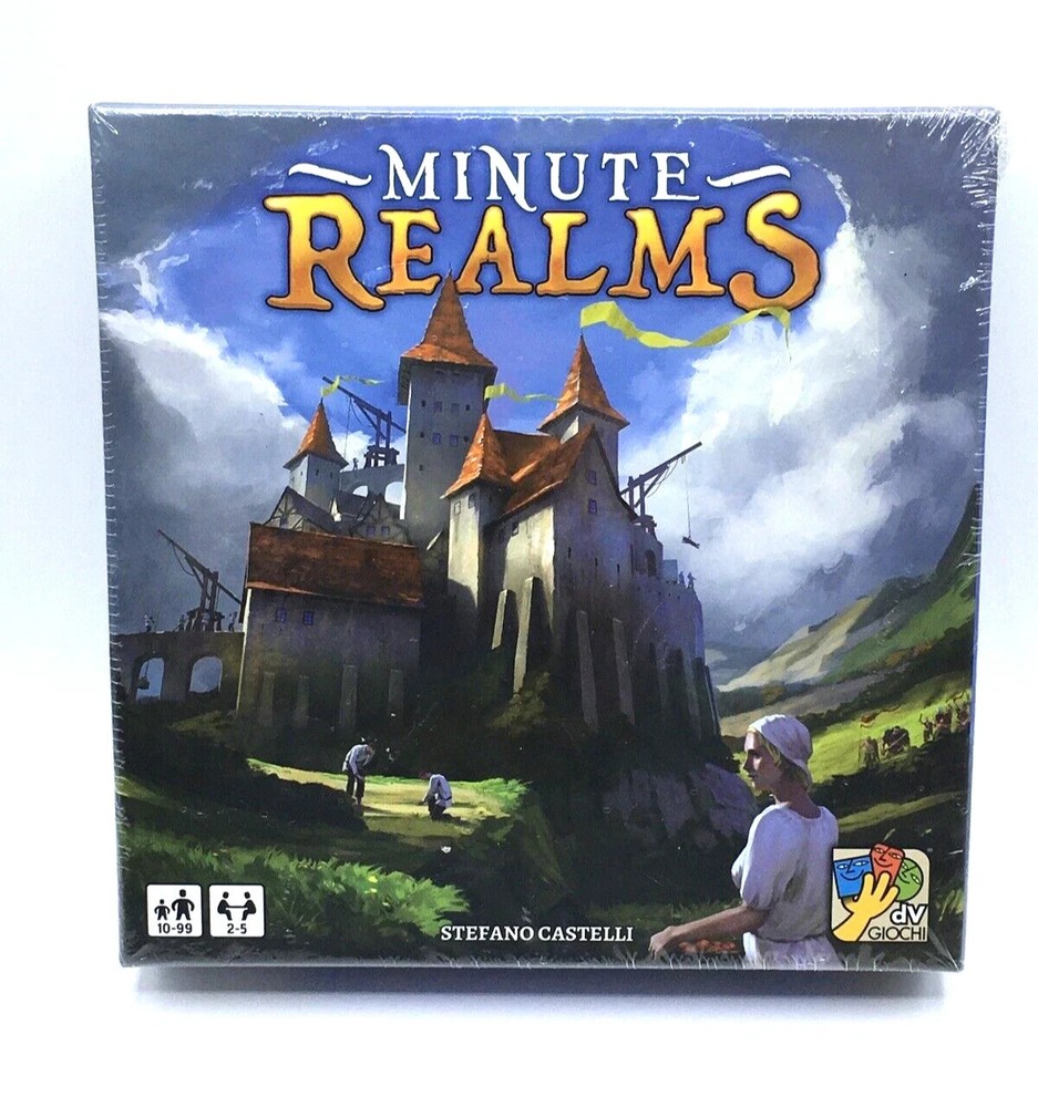 MINUTE REALMS City-Building Game by Castelli NEW and SEALED