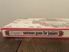Vintage Scrabble Sentence Game for Juniors Board Game 1973 Selchow & Righter Co.