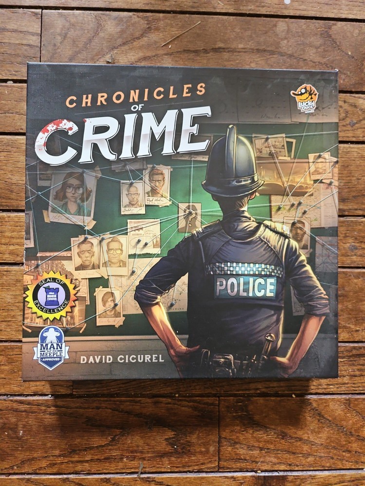Chronicles Of Crime Base Game. Used, EXCELLENT. Lucky Duck Games.
