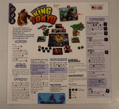IELLO King of Tokyo Board Game Complete Open Box Richard Garfield 2014