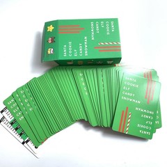 Christmas Card Games for Santa Cookie Elf Candy Snowman Card Game Board Game ET