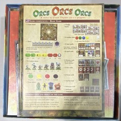 Queen Games Orcs Orcs Orcs Fantasy Board Game, Complete, Ages 10+, 2 Players