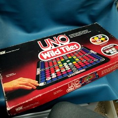 UNO Wild Tiles Board Game Partial Set 1982 Partial Set For Pieces Add Ons