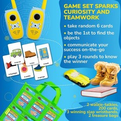 Fun Scavenger Hunt Game with 100 Indoor & 100 Outdoor Cards