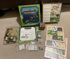 Minecraft Builders & Biomes Strategy Board Game Ravensburger 10 Years & Up