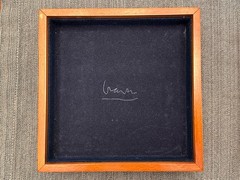 *STAINLESS STEEL* MICHAEL GRAVES DESIGN Solitaire Marble Wood Vintage Game