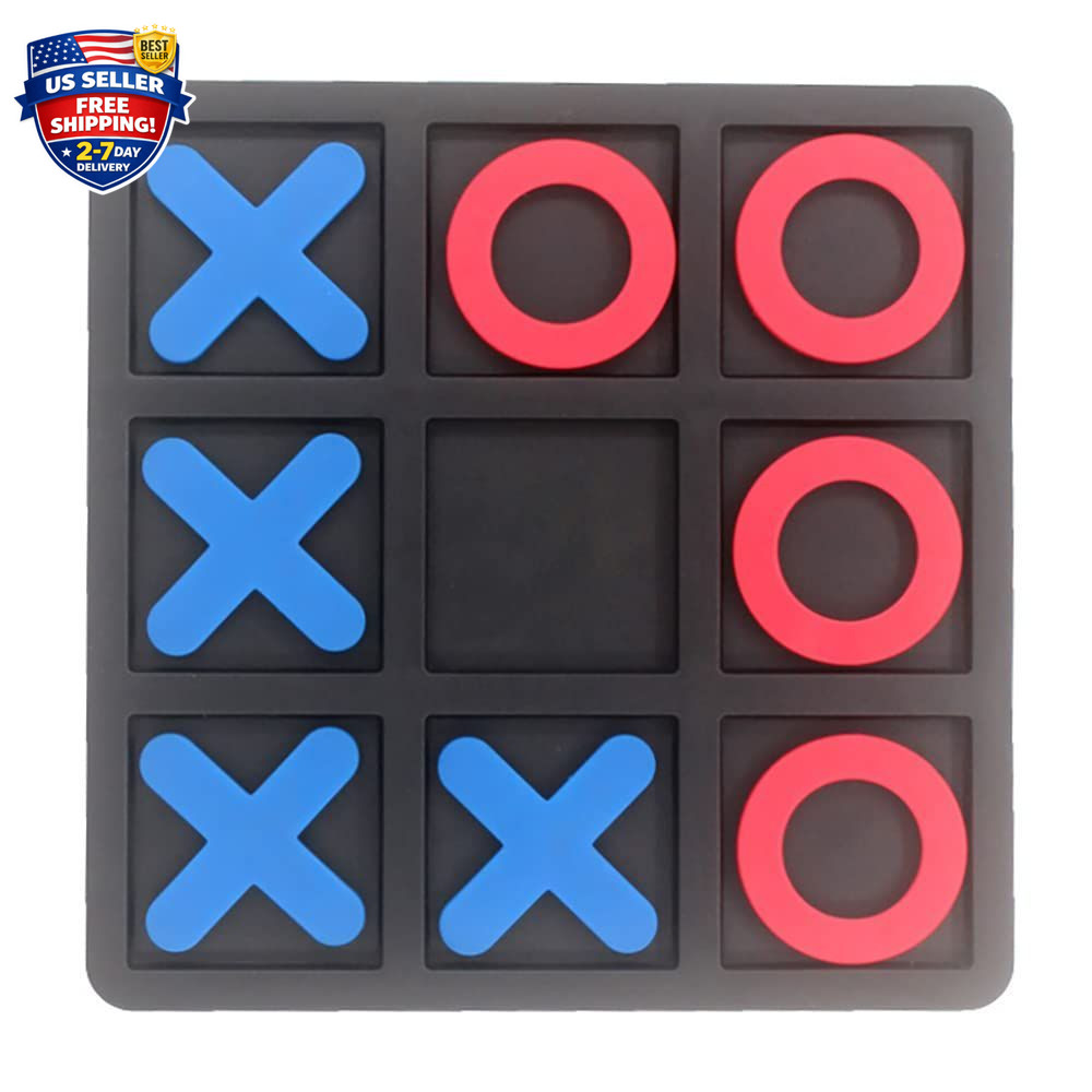 Tic Tac Toe Board Game, Tic Tac Toe Family Game, Classic Board Game, Portable