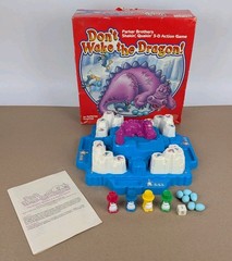 Vintage 1986 Don’t Wake the Dragon 3D Board Game Parker Brothers COMPLETE WORKS!