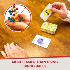 Mr Chips Durable Bingo Cards Set – 75 Reusable Plastic-Coated for Any Game Night
