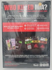 UNOPENED – Who Killed Mia: A Digitally Immersive Murder Mystery Board Game NEW