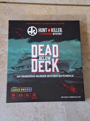 Hunt A Killer Dead Below Deck Murder Mystery Board Game Complete Used Once