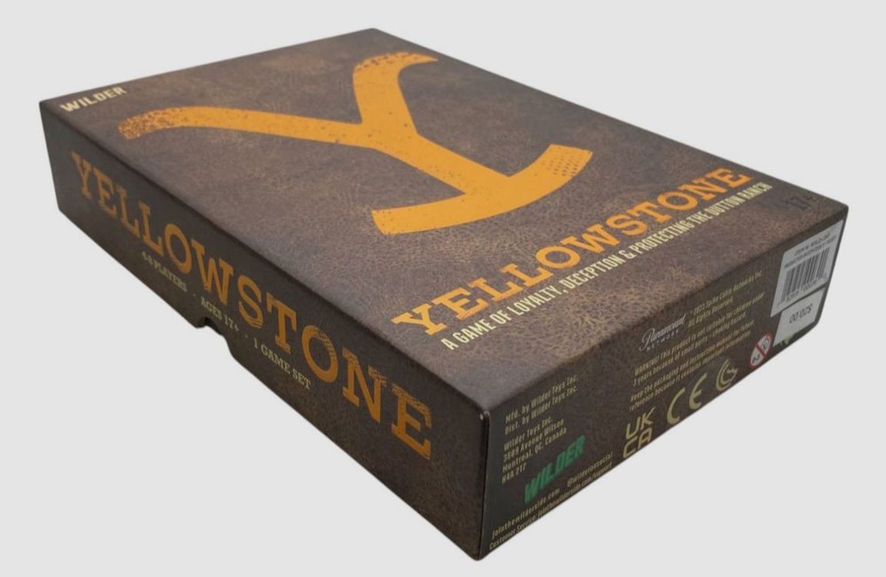 Wilder Toys Brown Yellowstone Party Card Game