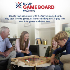 Board Game Set — Large Board Games for Adults & Children — over 85 Board Games f